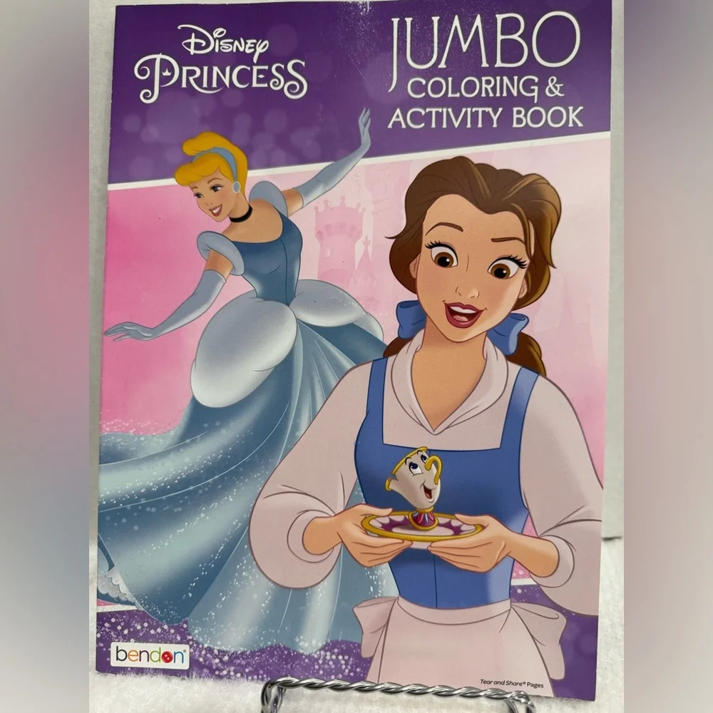 Disney Princess Jumbo Coloring and Activity Book